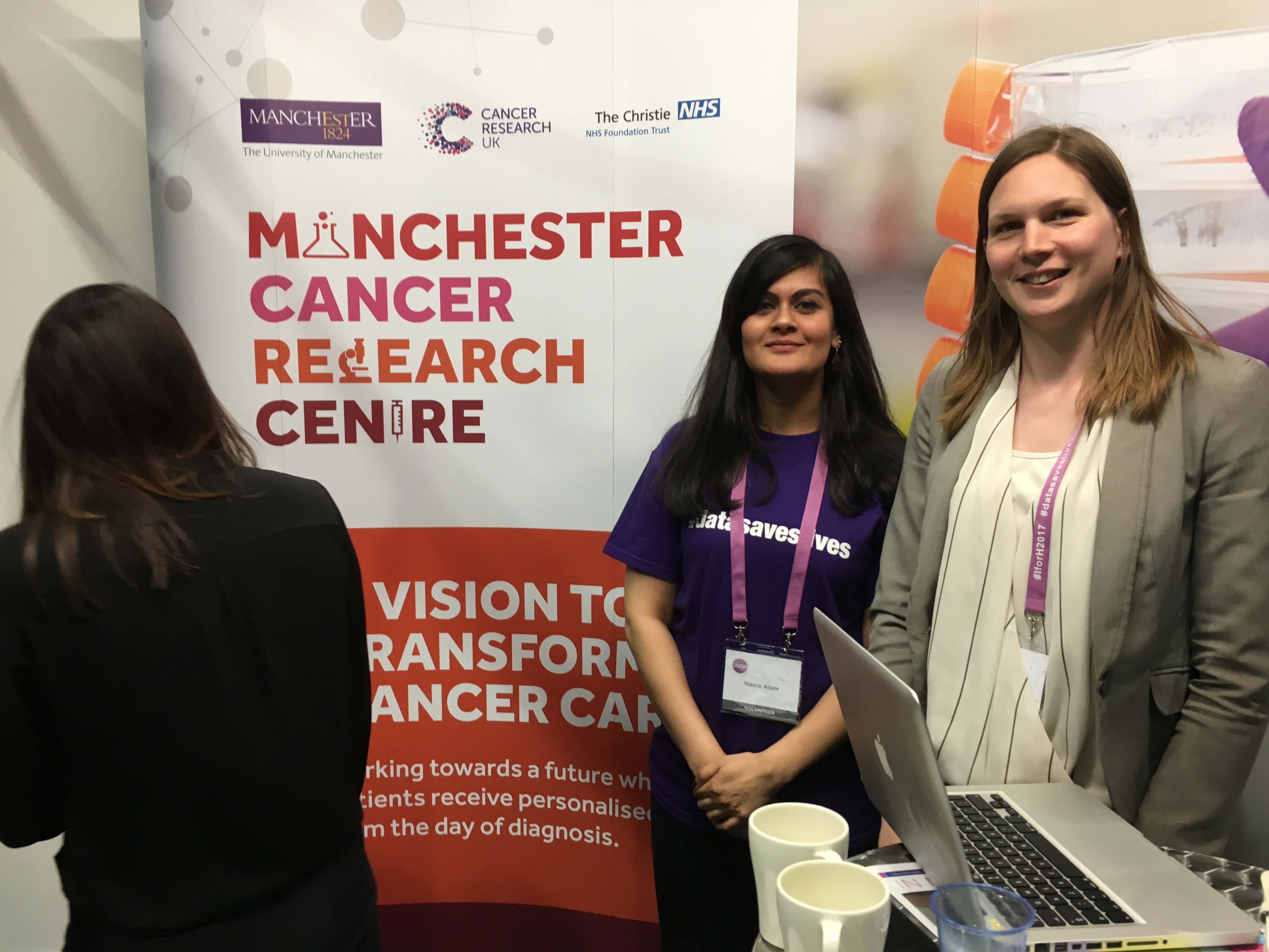 Manchester Cancer Research Centre stand | A Tree of Life Sciences Ltd