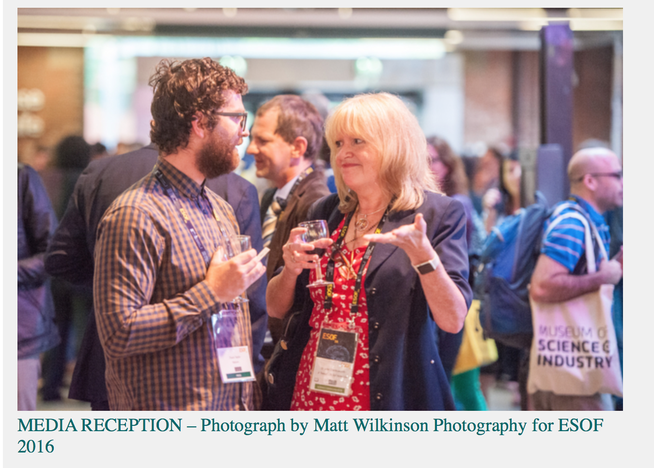 JDC at Media reception ESOF 2016